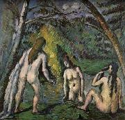 Paul Cezanne Three Women Bathing Spain oil painting artist